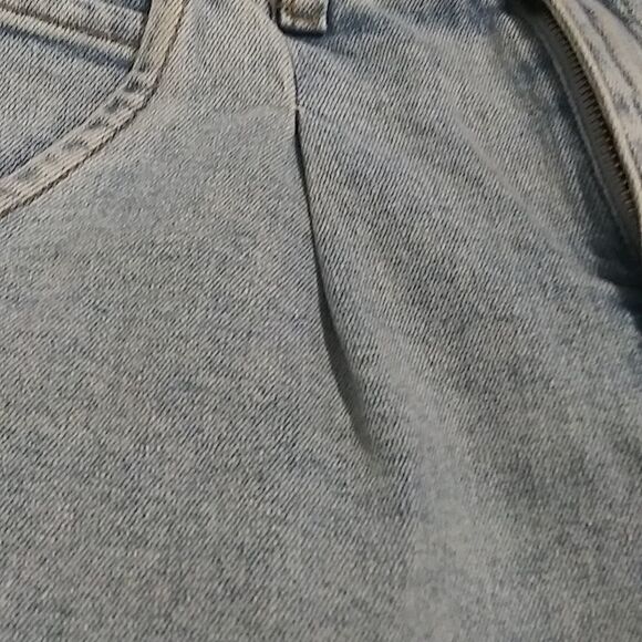 High waisted 90s style jeans with ankle ties - Picture 5 of 12